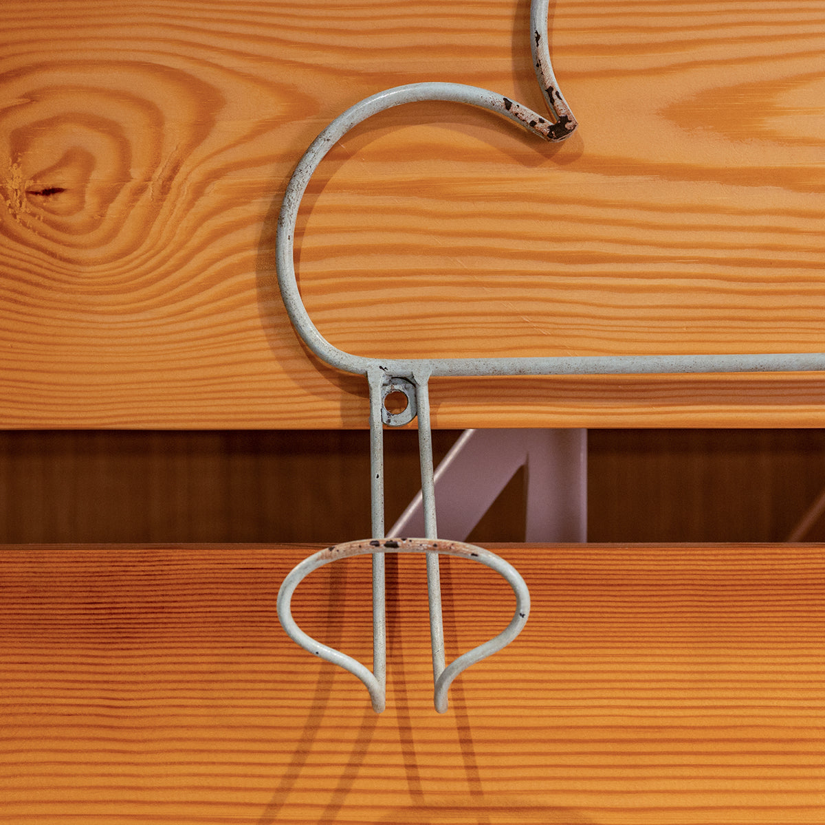 Metal Cloud Shape Wall Décor w/ 3 Hooks, Sky Blue