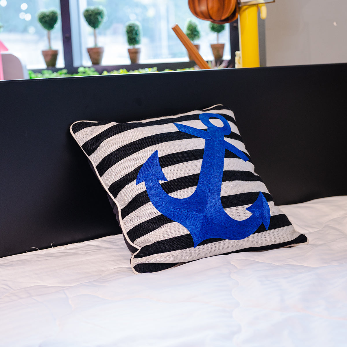 Kids Cushion Cover (Anchor Royal Blue)