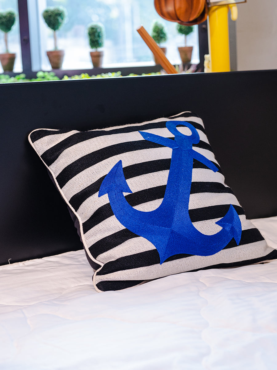 Kids Cushion Cover (Anchor Royal Blue)