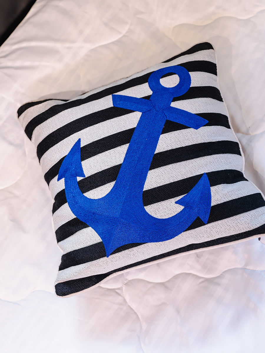 Kids Cushion Cover (Anchor Royal Blue)