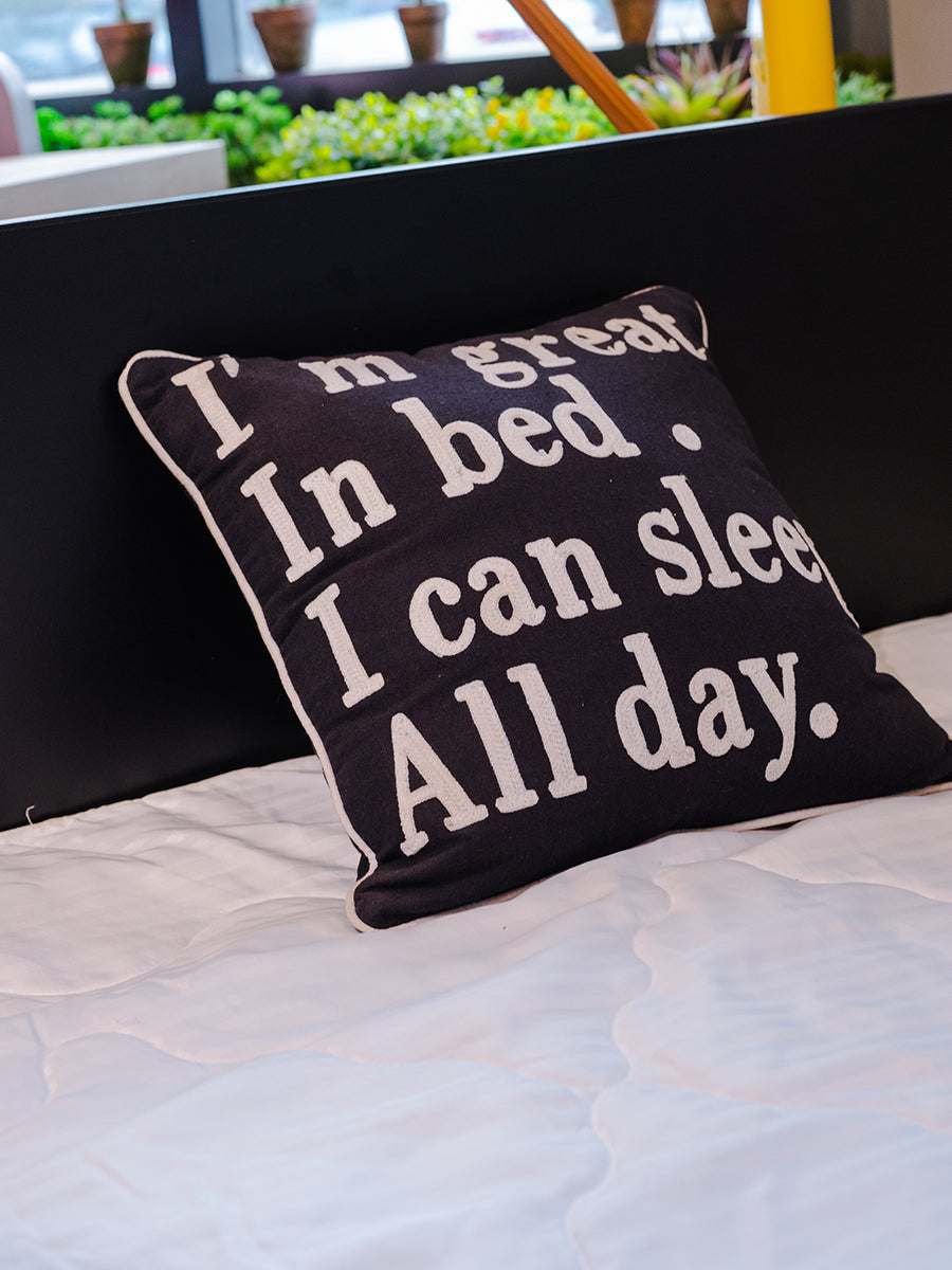 Kids Cushion Cover (Sleep All Day)