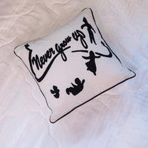 Kids Cushion Cover (Never Grow Up)