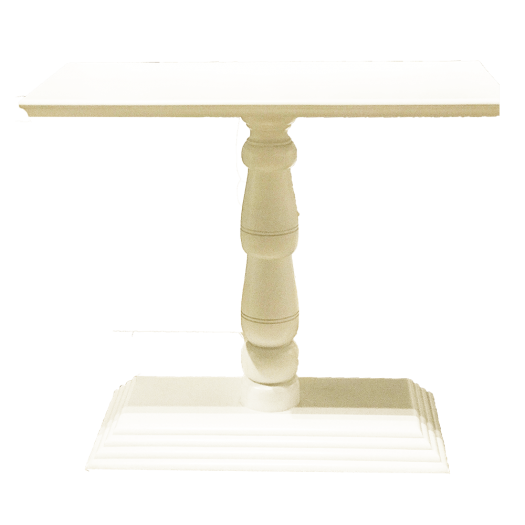 White Bucks Rectanular Table - Large