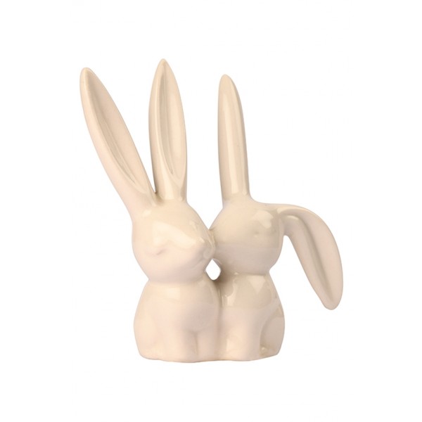 Porcelain Bunny Rabbit Ring Holder 