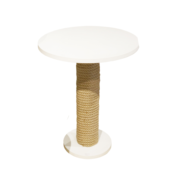 Creme Brulee Round End Table-Large