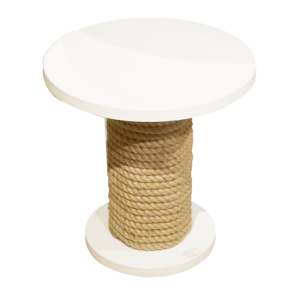 Creme Brulee Round End Table-Small  