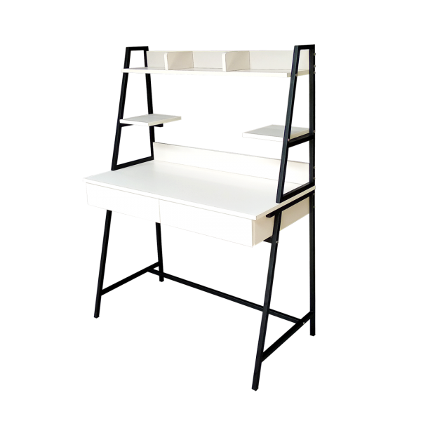 Sterling Study Desk Tall - White