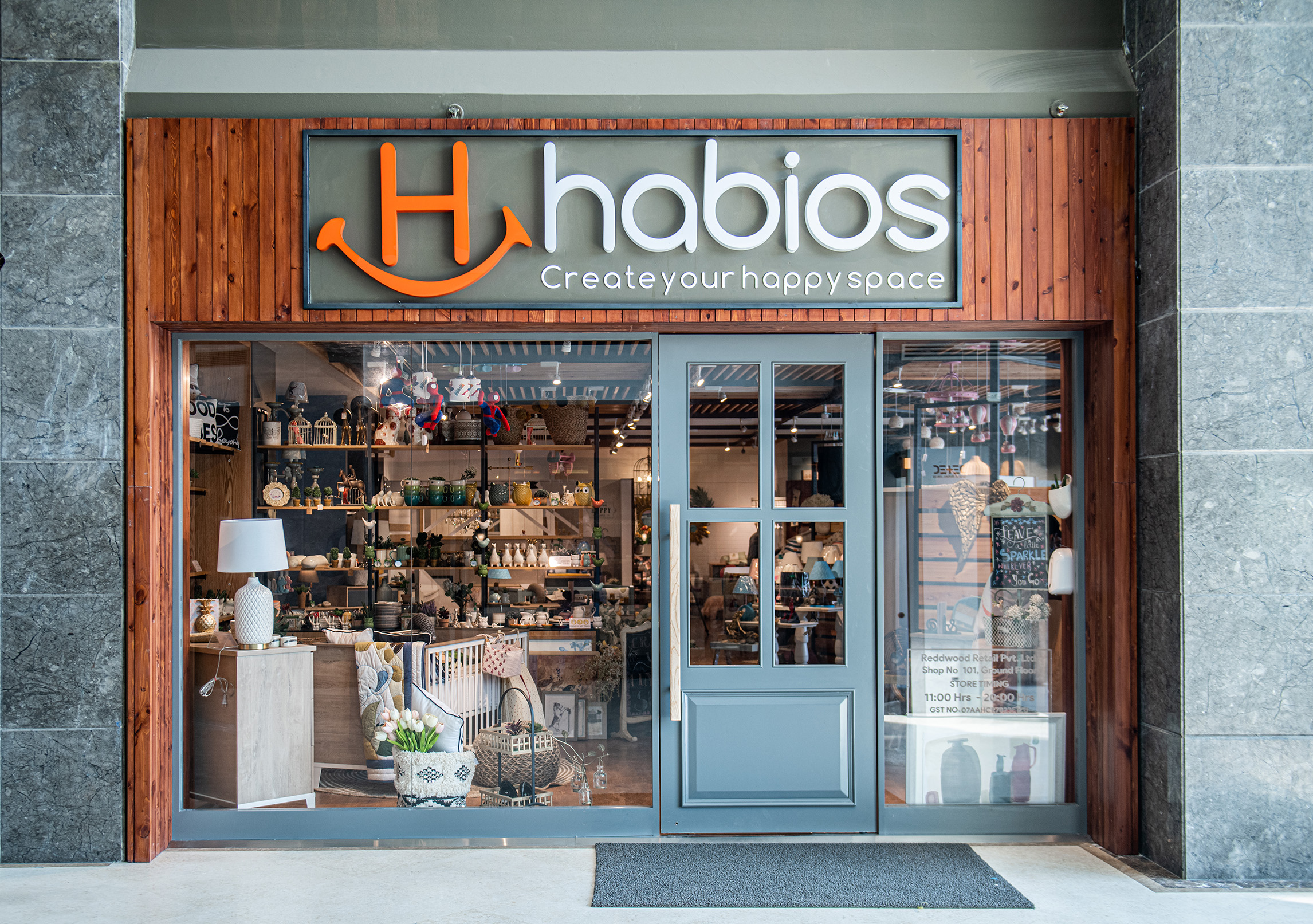 Habios- Front View of Kids Furniture Store in MG Road